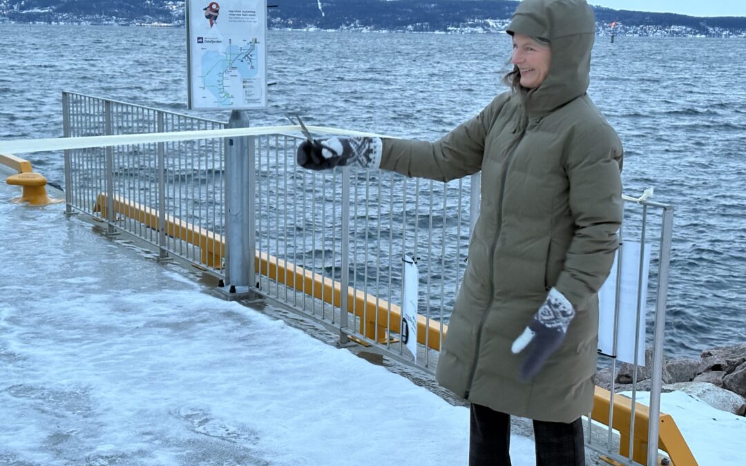 Åpnet ny hurtigbåtkai på Slemmestad